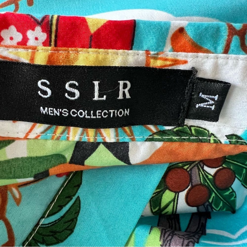 SSLR Surfs Up Santa Ugly Christmas Hawaiian Shirt‎ -- M - Picture 12 of 13